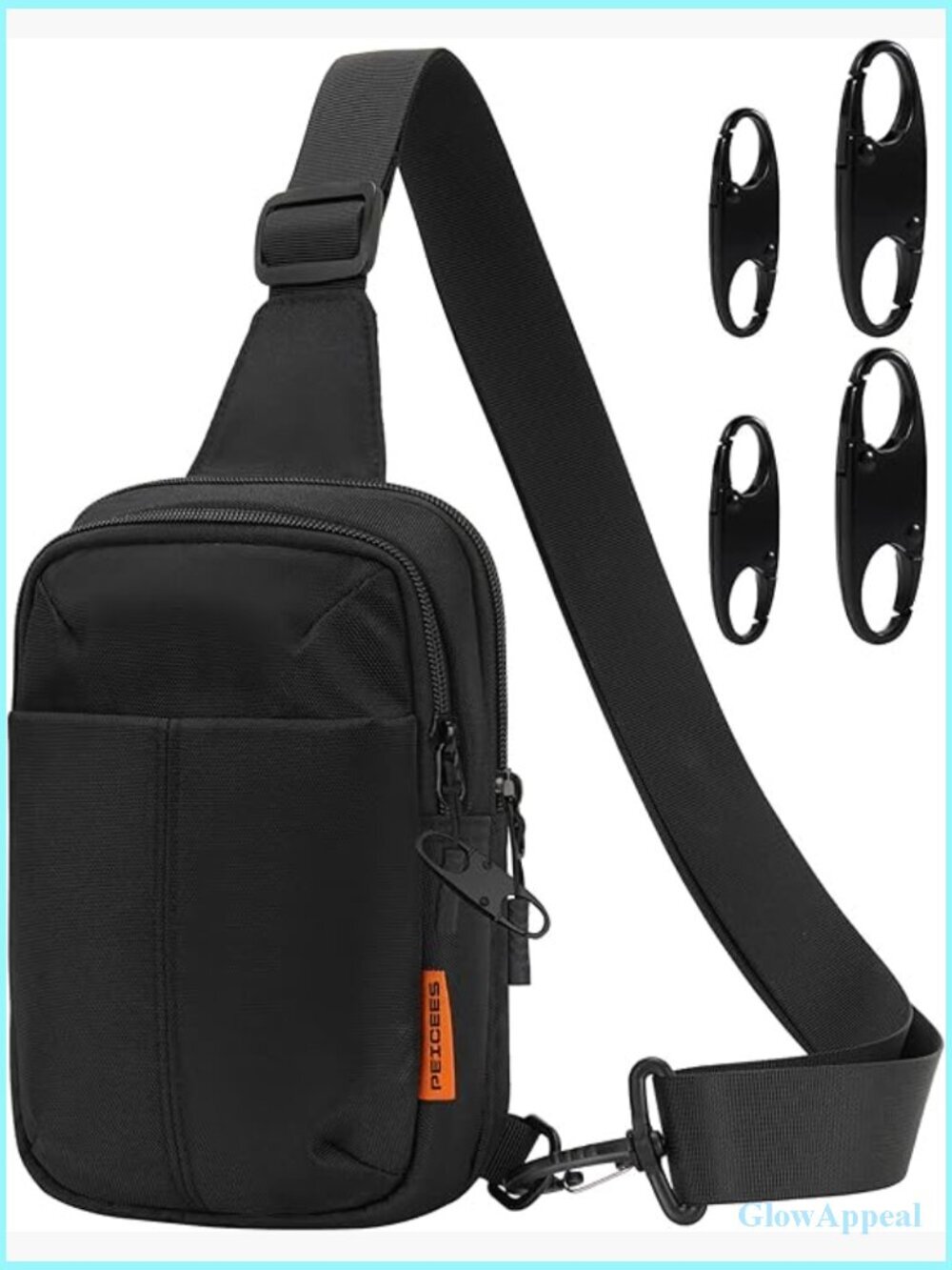Small Anti Theft Sling Bag Waterproof Mini Crossbody Chest Bag